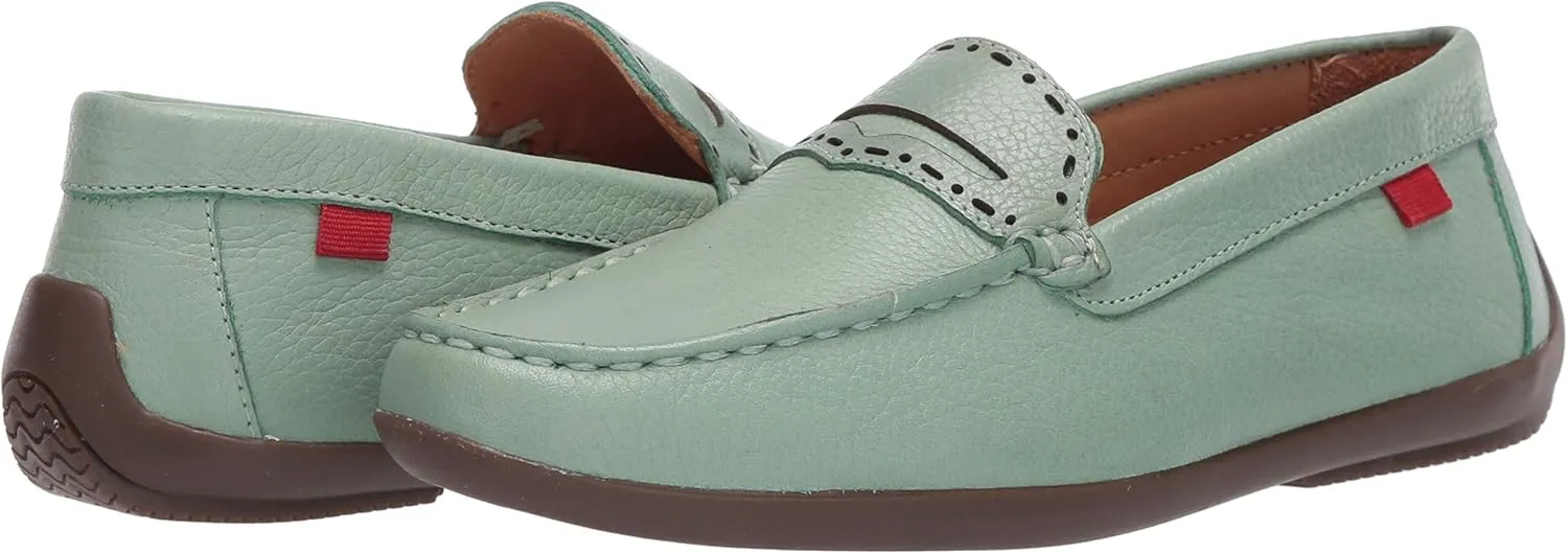 Marc Joseph New York Unisex-Child Leather Made in Brazil Driving Loafer with Penny Detail