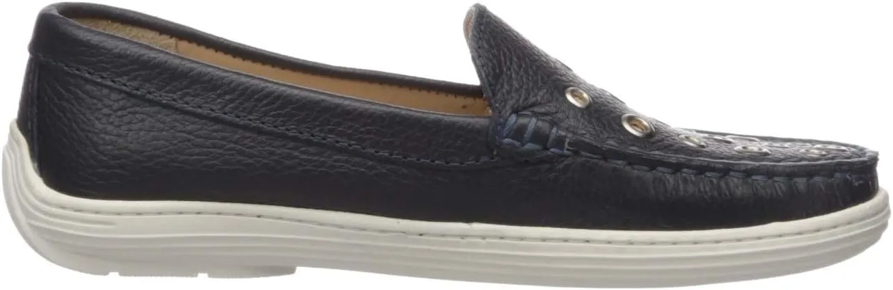 Marc Joseph New York Unisex-Child Leather Made in Brazil Mott Street Grommet Detail Loafer