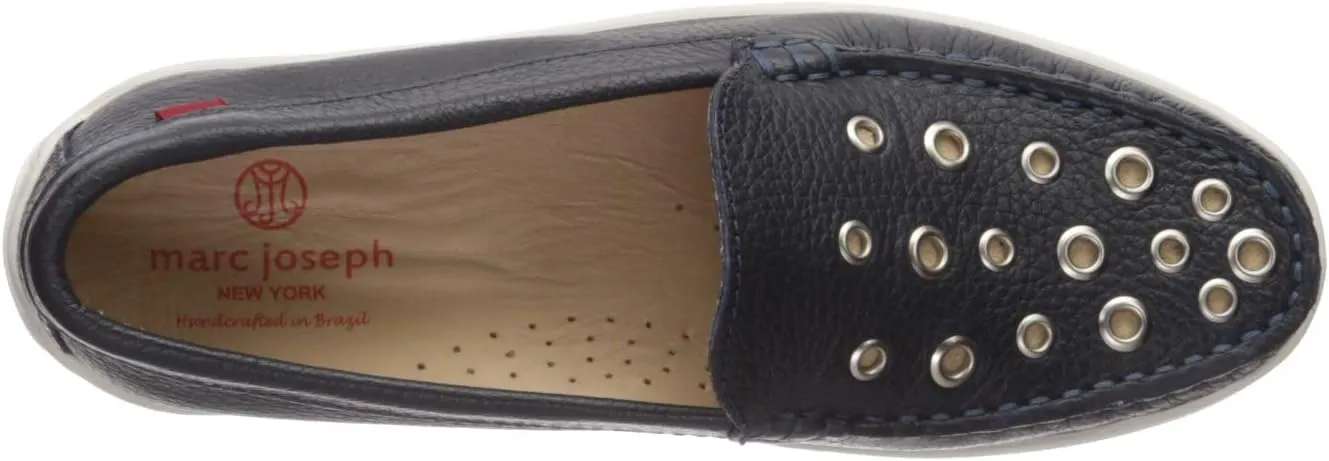 Marc Joseph New York Unisex-Child Leather Made in Brazil Mott Street Grommet Detail Loafer
