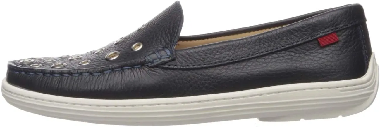 Marc Joseph New York Unisex-Child Leather Made in Brazil Mott Street Grommet Detail Loafer
