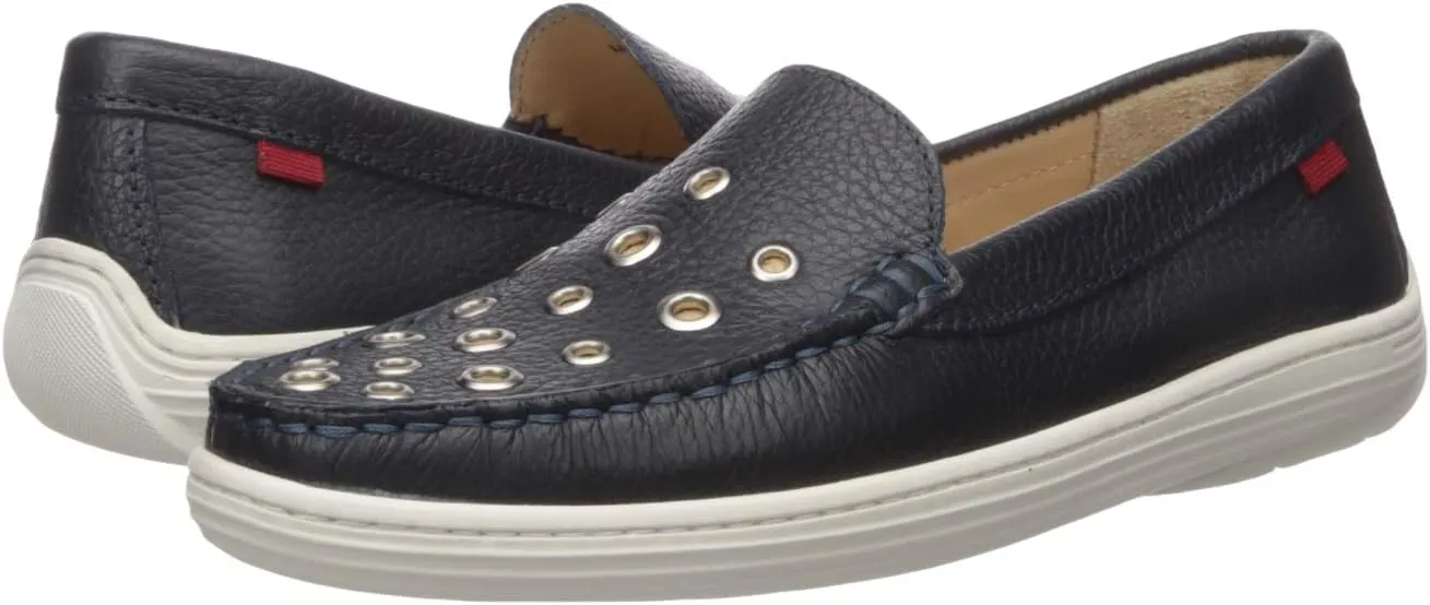 Marc Joseph New York Unisex-Child Leather Made in Brazil Mott Street Grommet Detail Loafer