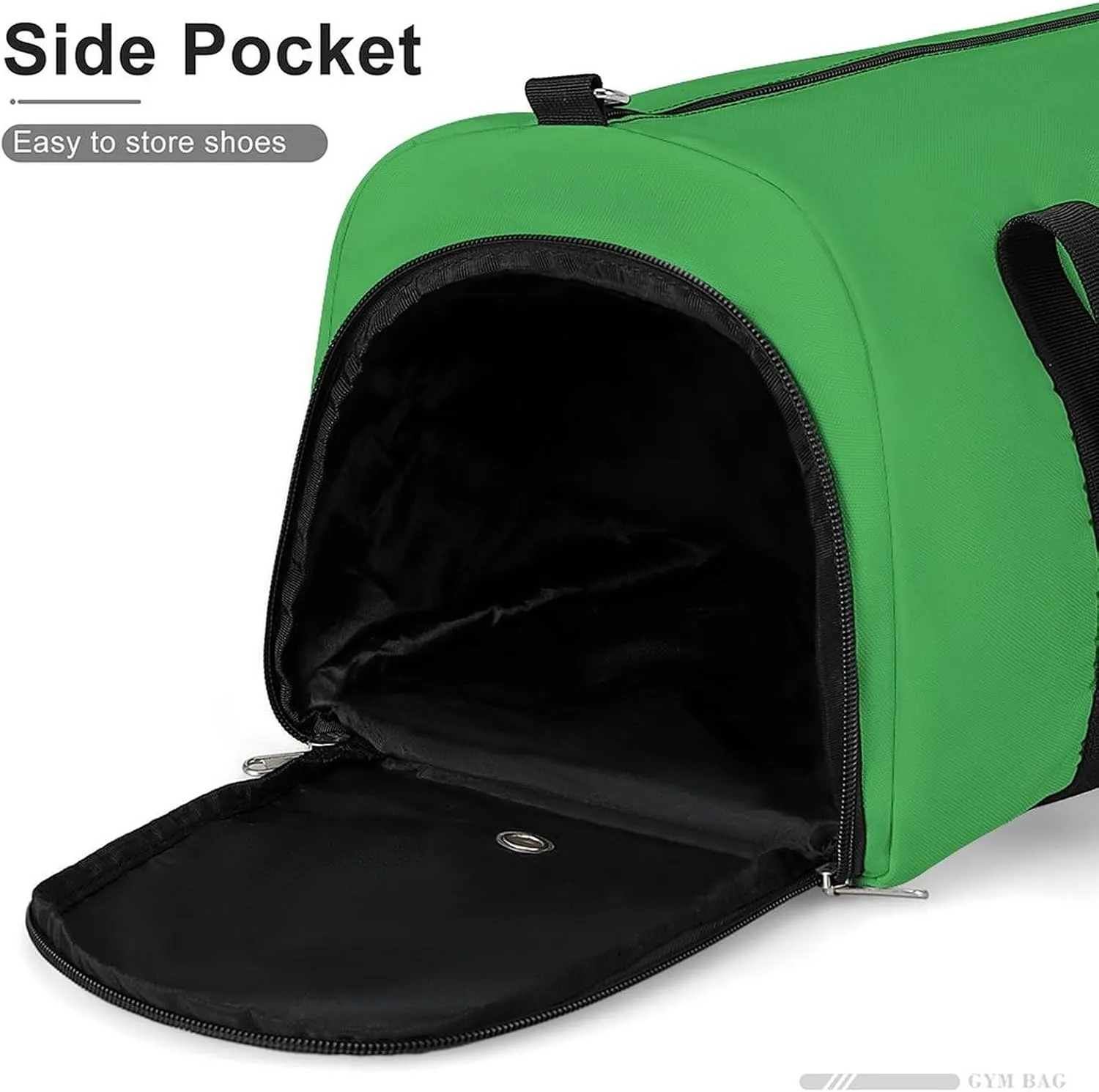 Mauritania Flag Duffle Bag with Shoe Compartment Lightweight Waterproof Gym Bag for Travel Yoga
