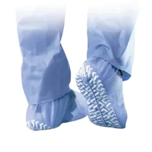 Medline Shoe Covers CRI2004A 1000/CS Universal Size Multilayered Non-Skid Blue