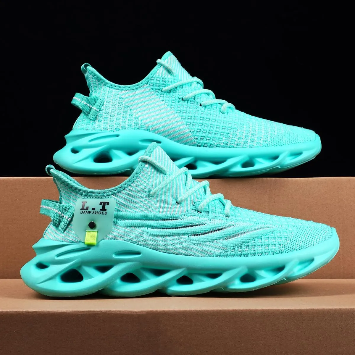 Men Running Shoes Men's Tennis Shoes Lightweight Breathable Fashion Sneakers Non Slip Workout Gym Shoes for Running Black
