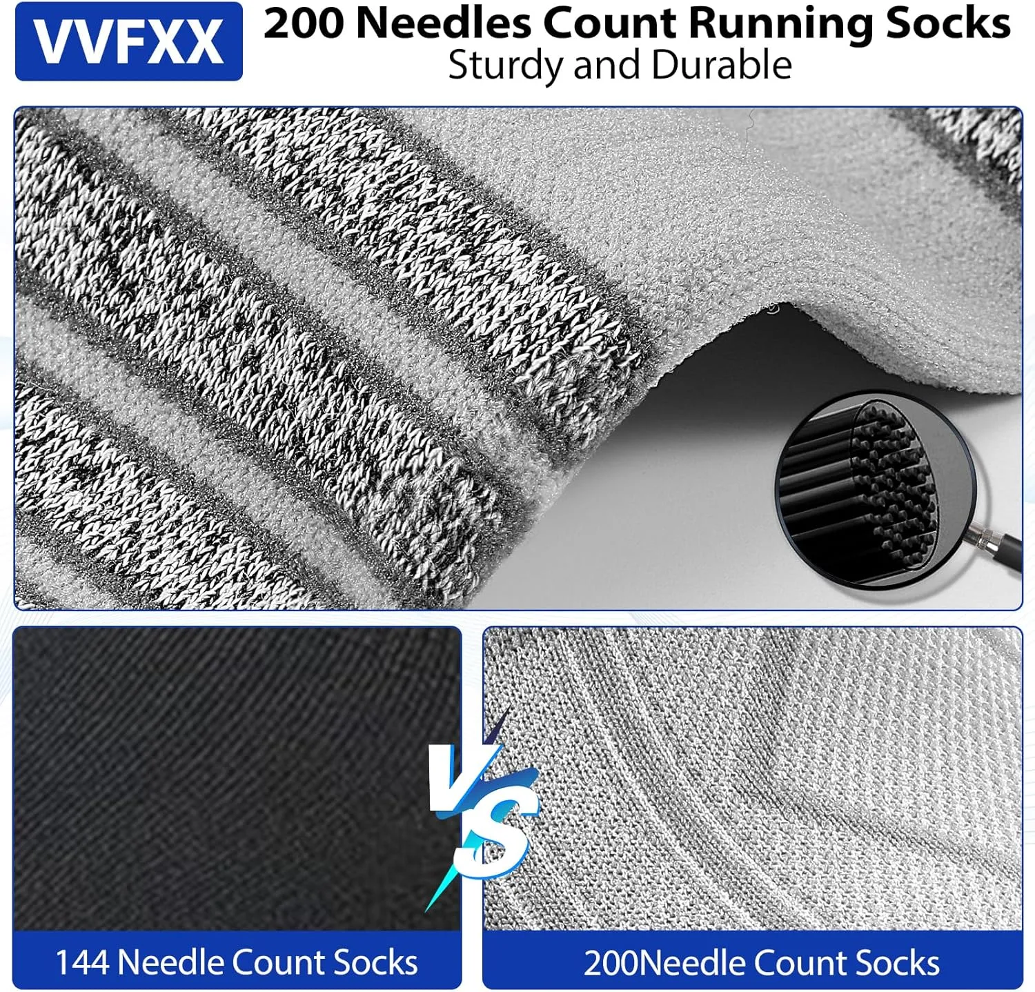 Mens Ankle Socks - 6 Pairs No Show Athletic Running Low Cut Socks with Moisture Wicking & Cushioned Suppor