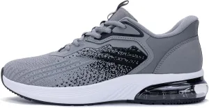 Mens Athletic Running Shoes Easy Slip On Tennis Sneakers Lightweight Comfortable Gym Walking Shoes for Men