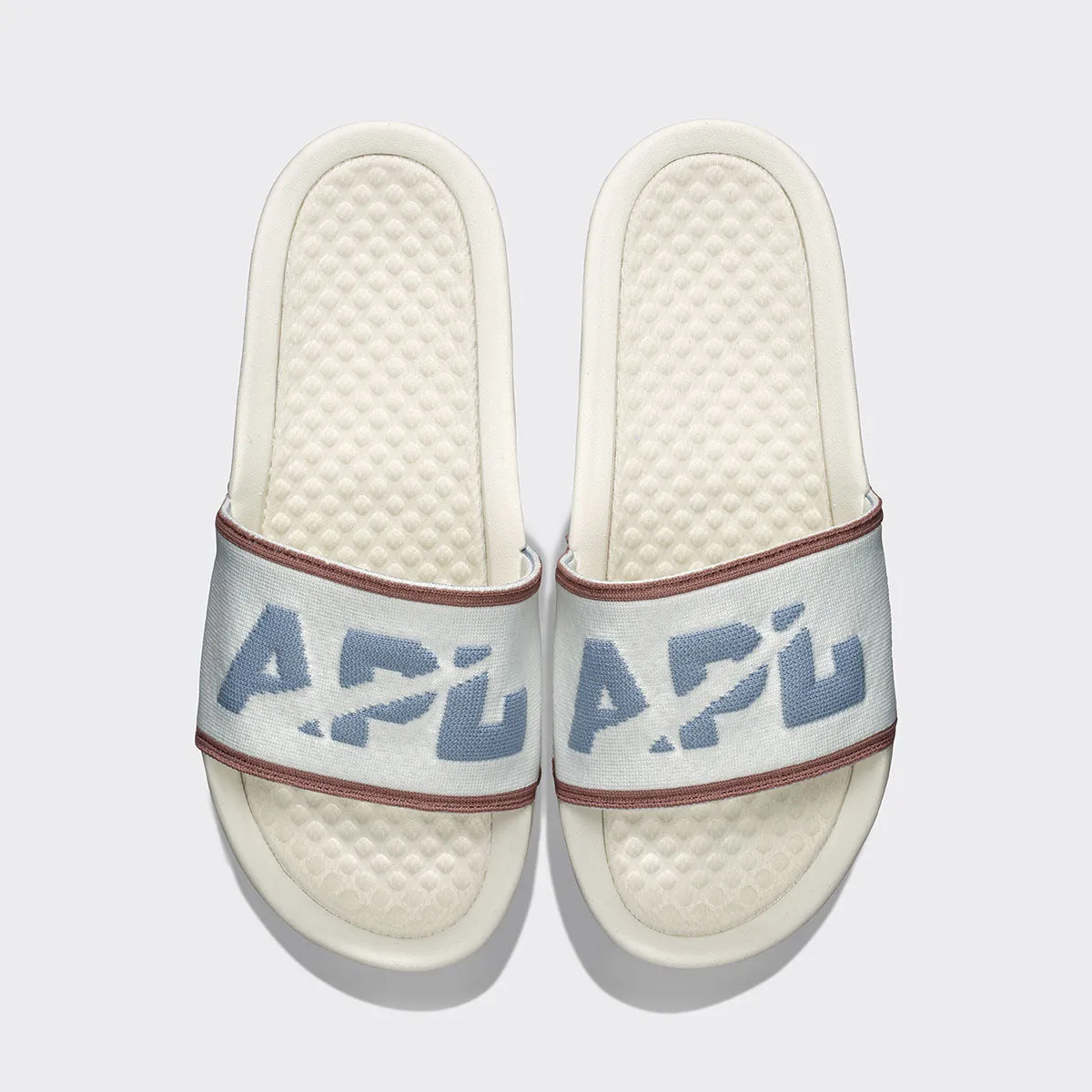 Men's | Big Logo TechLoom Slide | Ivory / Forged Blue / Beachwood