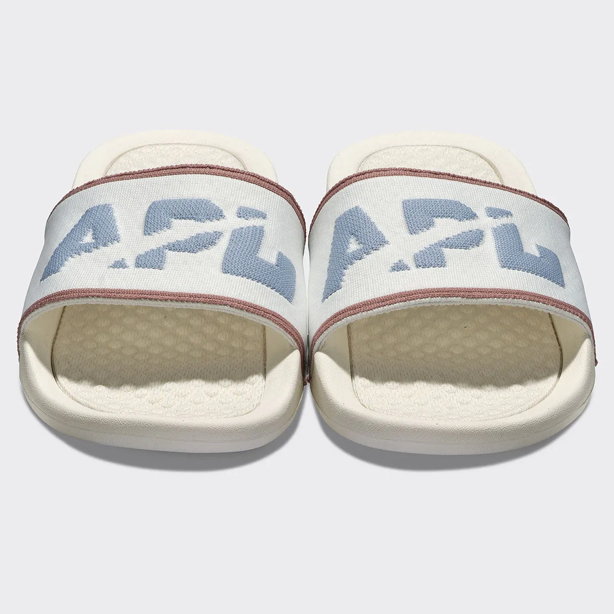 Men's | Big Logo TechLoom Slide | Ivory / Forged Blue / Beachwood