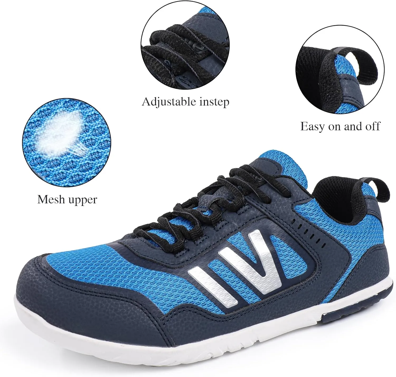 Men's Cross Training Shoe - Speed Force Minimalist Running Shoe - Lightweight Barefoot