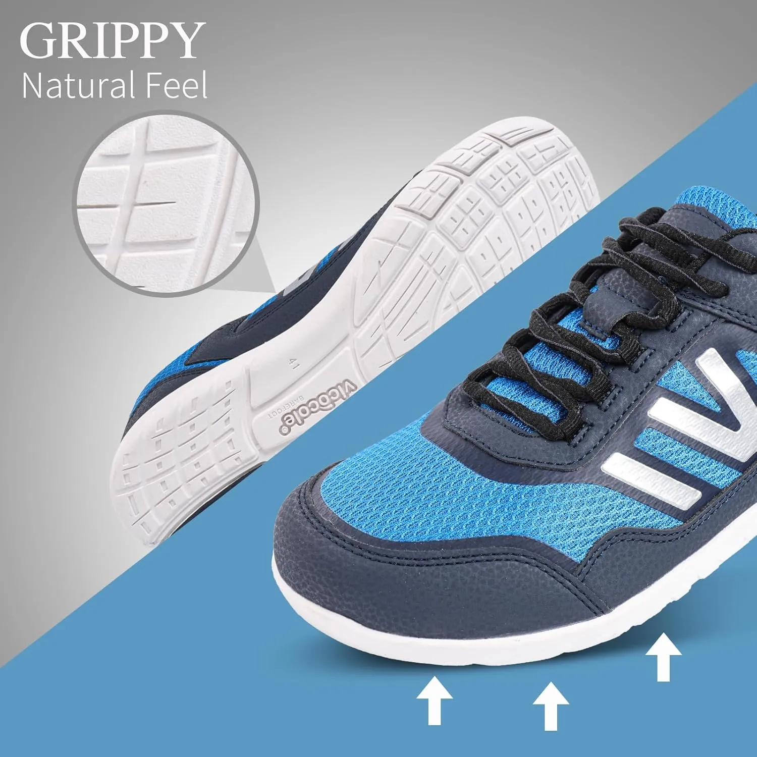 Men's Cross Training Shoe - Speed Force Minimalist Running Shoe - Lightweight Barefoot