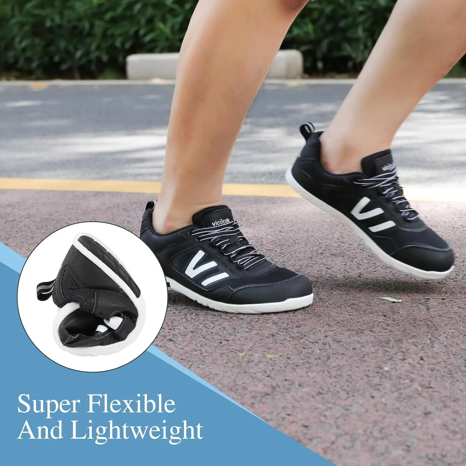 Men's Cross Training Shoe - Speed Force Minimalist Running Shoe - Lightweight Barefoot