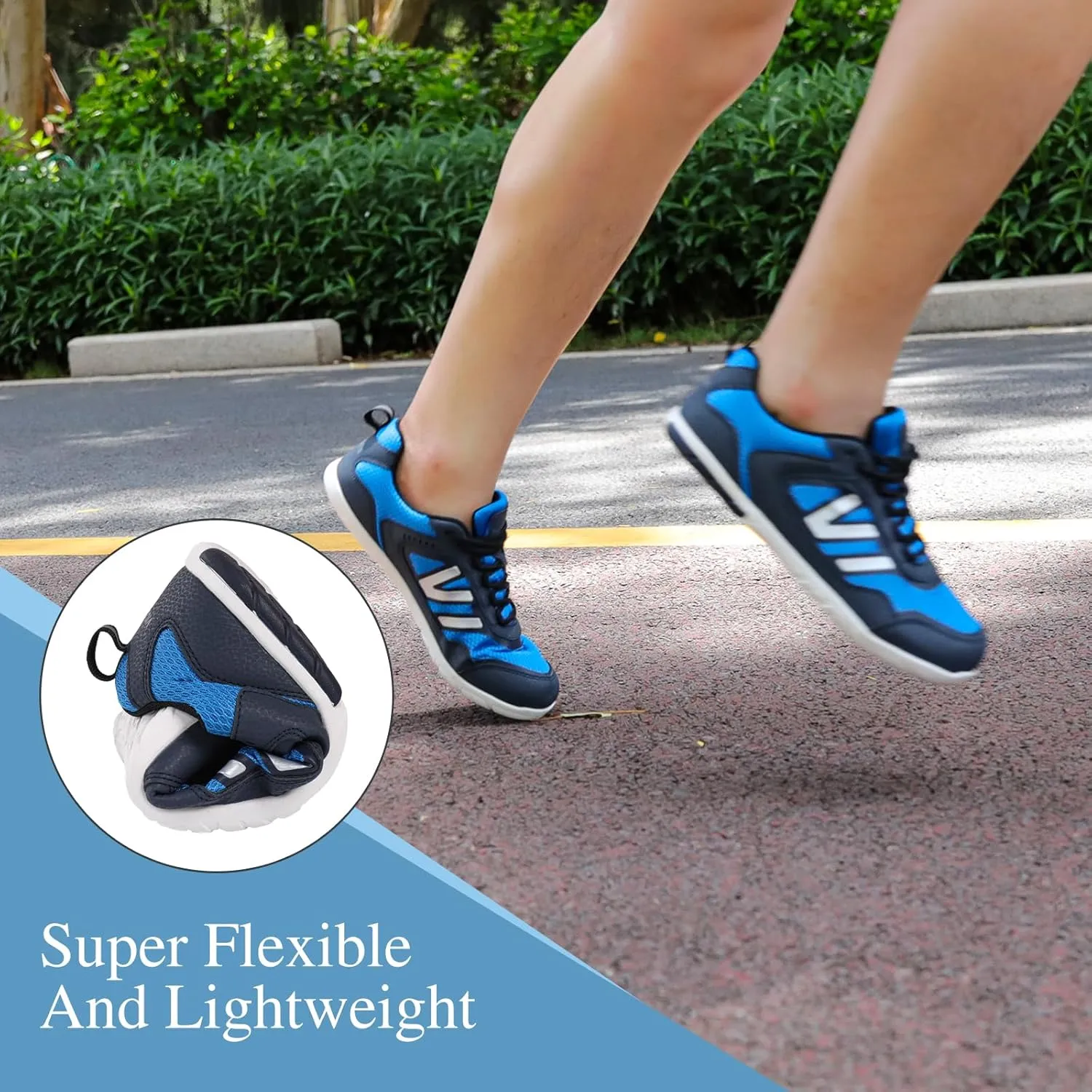 Men's Cross Training Shoe - Speed Force Minimalist Running Shoe - Lightweight Barefoot