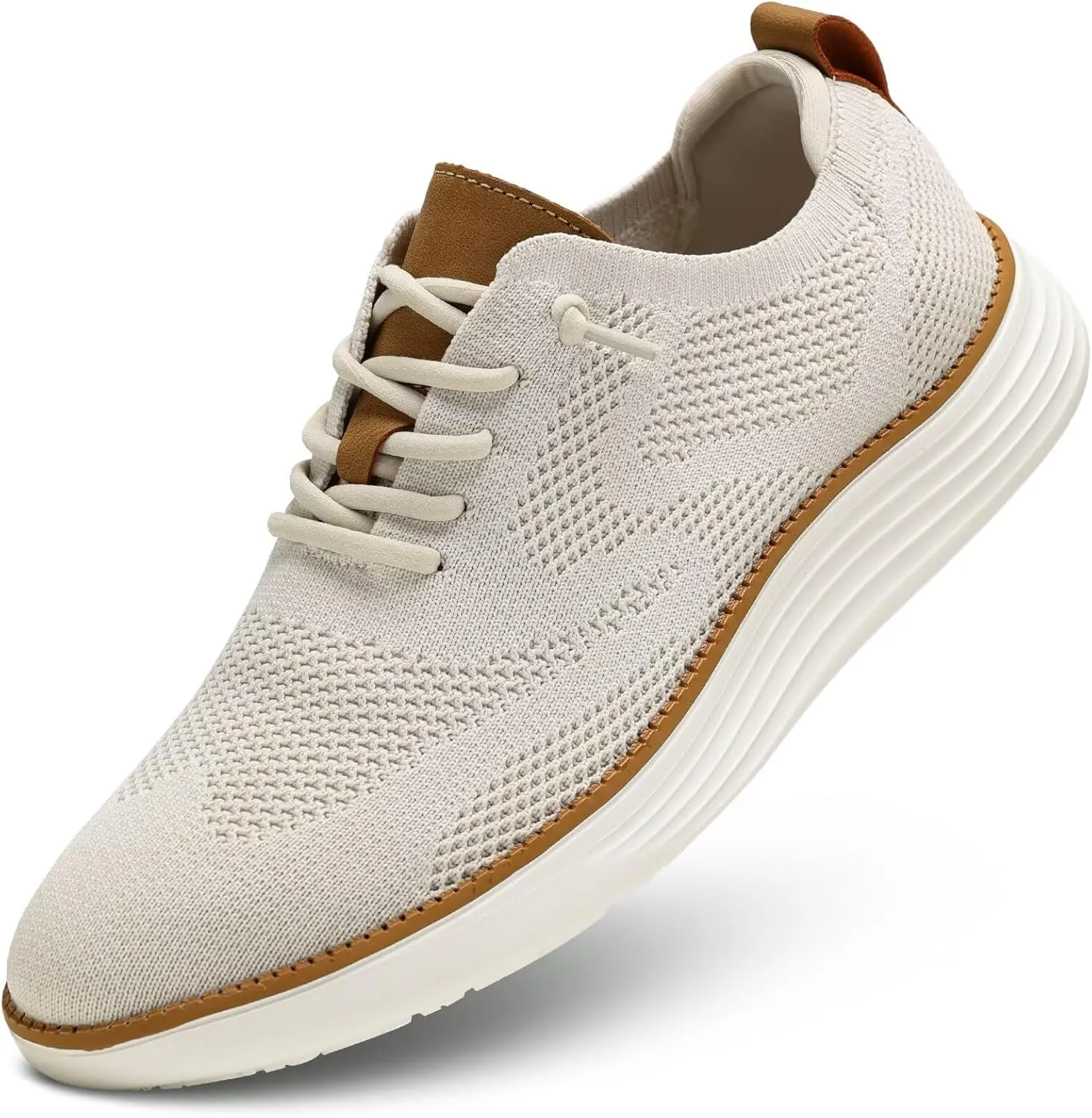 Mens Mesh Casual Sneakers Lightweight Breathable Dress Shoes Comfortable Walking Oxford Shoes Trainers for Men