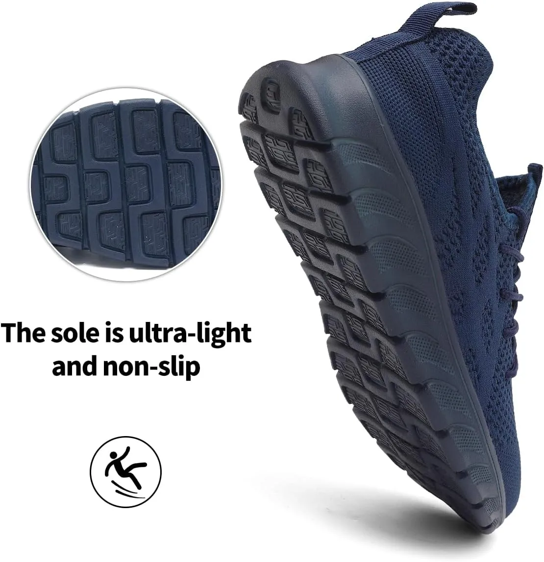 Men's Non-Slip Lightweight Running Shoes Comfortable Walking Shoe Mens Fashion Workout Gym Sneakers for Casual