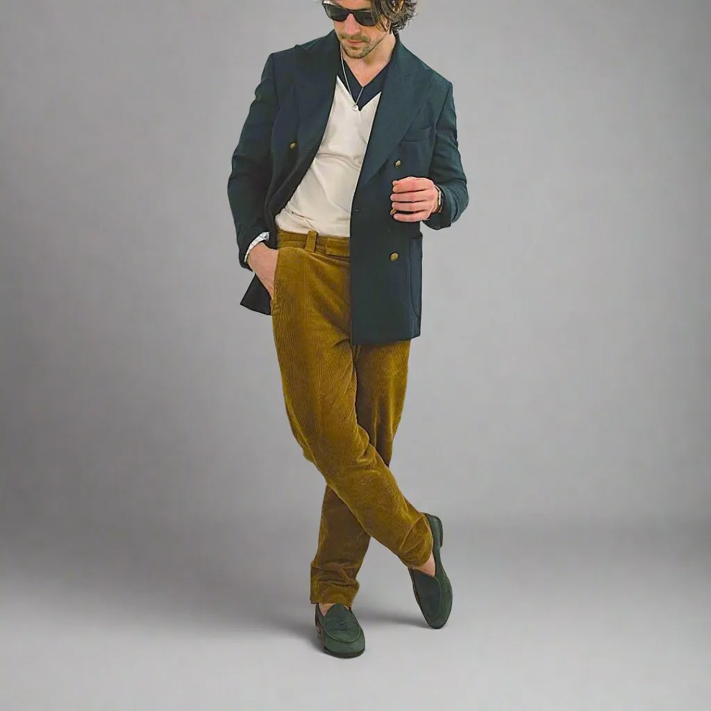Men's Pine Suede Milano Loafer From Del Toro Shoes