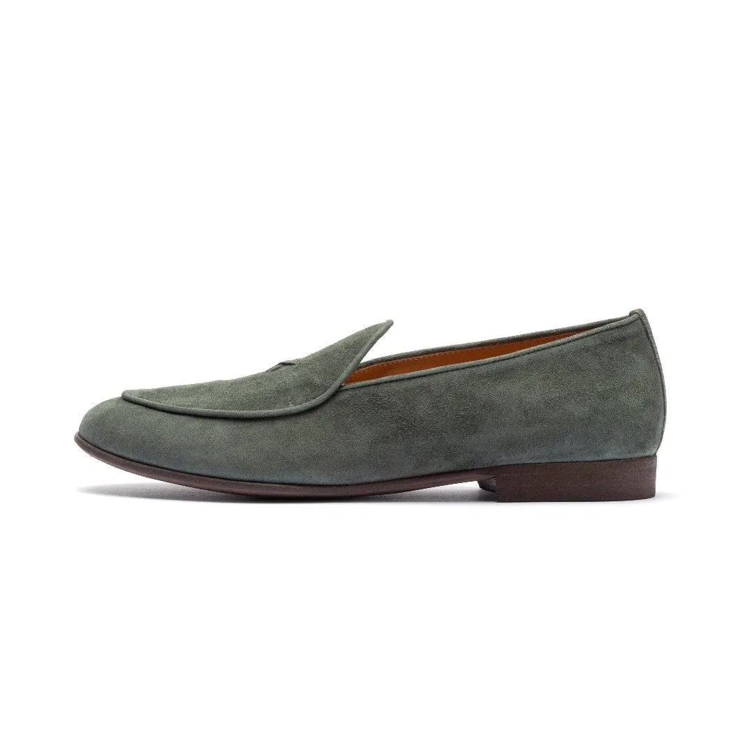 Men's Pine Suede Milano Loafer From Del Toro Shoes
