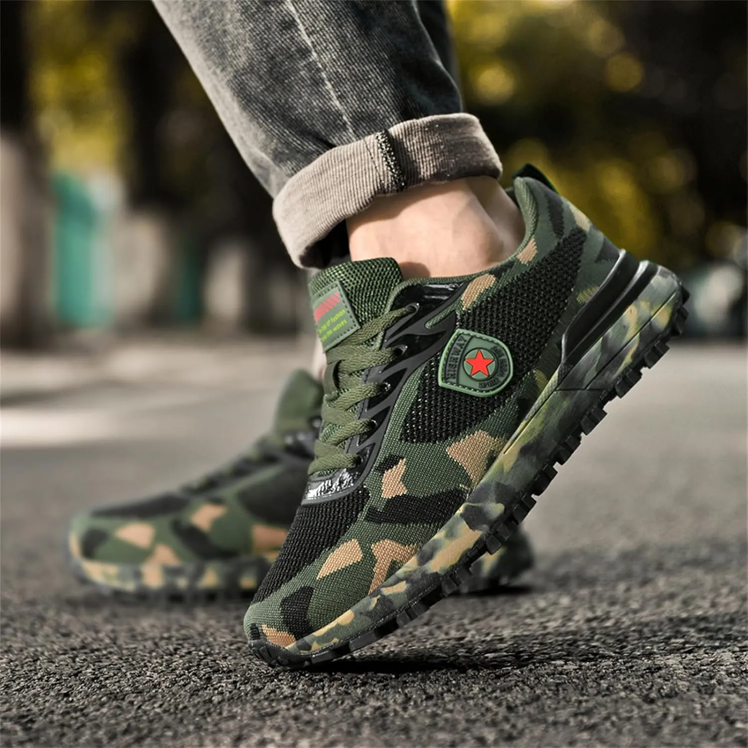 Men's Running Shoes - Lightweight Trail Sneakers for Men, Comfortable Athletic Footwear for Hiking and Workouts, Stylish Fashion Sneakers for Everyday Us