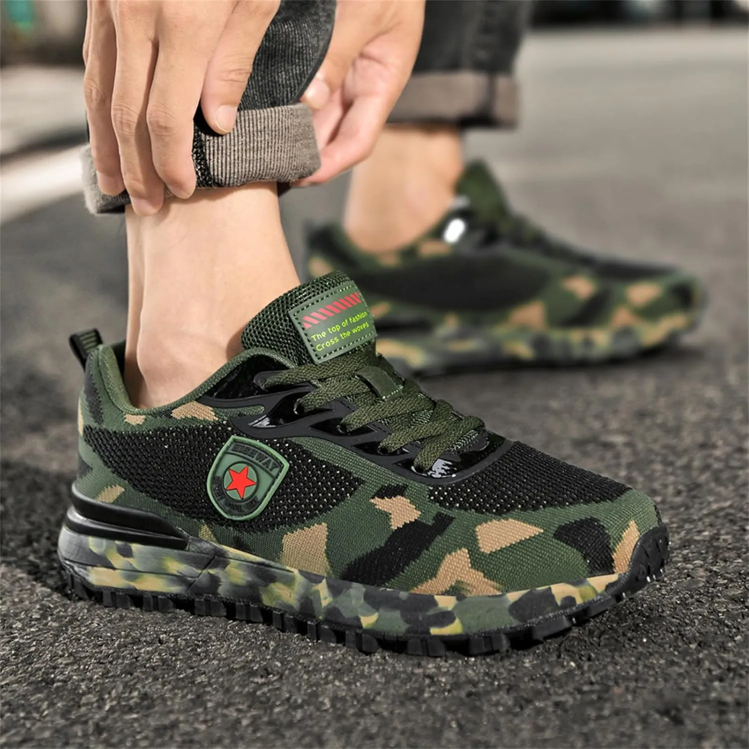 Men's Running Shoes - Lightweight Trail Sneakers for Men, Comfortable Athletic Footwear for Hiking and Workouts, Stylish Fashion Sneakers for Everyday Us
