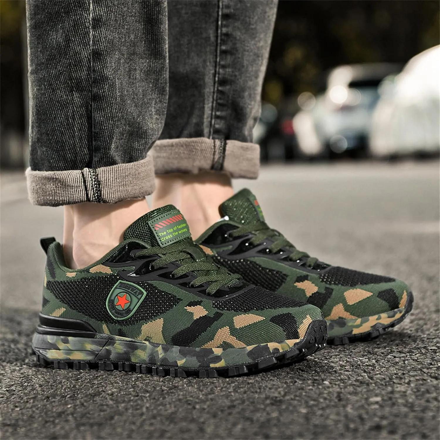 Men's Running Shoes - Lightweight Trail Sneakers for Men, Comfortable Athletic Footwear for Hiking and Workouts, Stylish Fashion Sneakers for Everyday Us