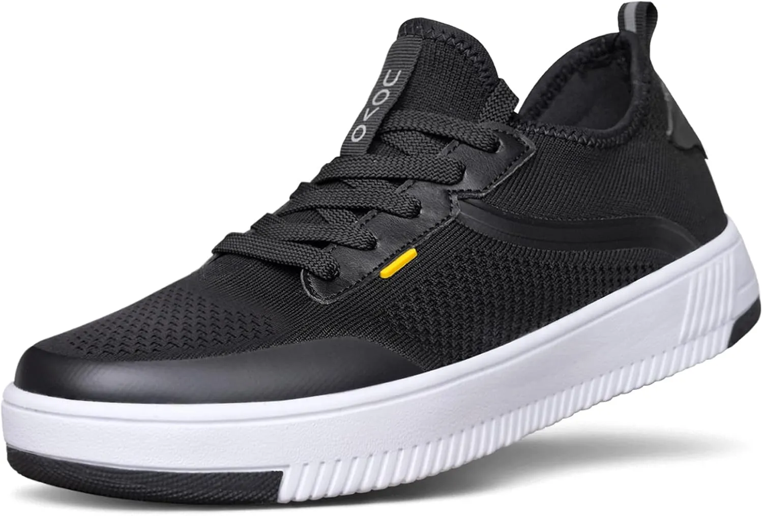 Men's Waterproof Casual Shoes Fashion Sneakers Mesh Knit Upper Breathable Comfort Athleisure Business Shoes for Male