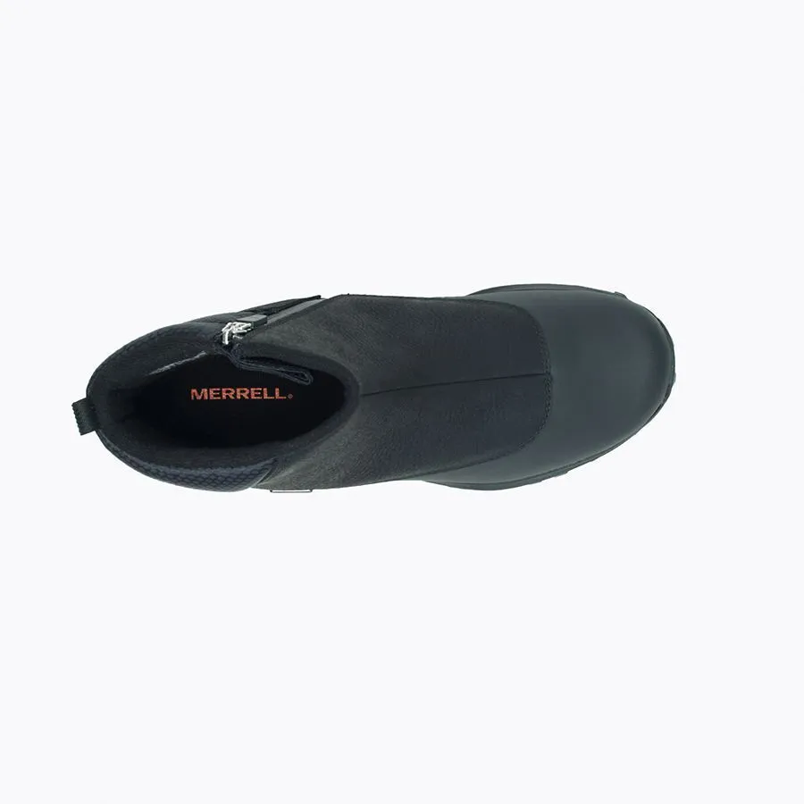Merrell Men's Thermo Kiruna Mid Zip Waterproof Black Monument Leather J035049