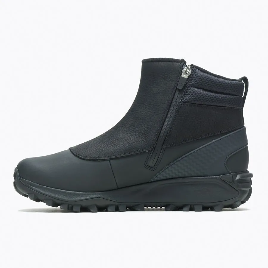 Merrell Men's Thermo Kiruna Mid Zip Waterproof Black Monument Leather J035049