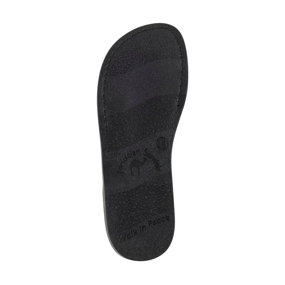 Michael - Closed Toe Leather Fisherman Sandal | Oiled Brown