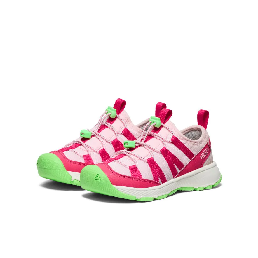 Motozoa Sneaker für jüngere Kinder  |  Raspberry/Summer Green