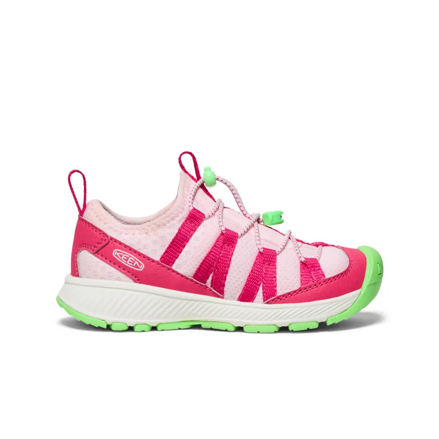 Motozoa Sneaker für jüngere Kinder  |  Raspberry/Summer Green
