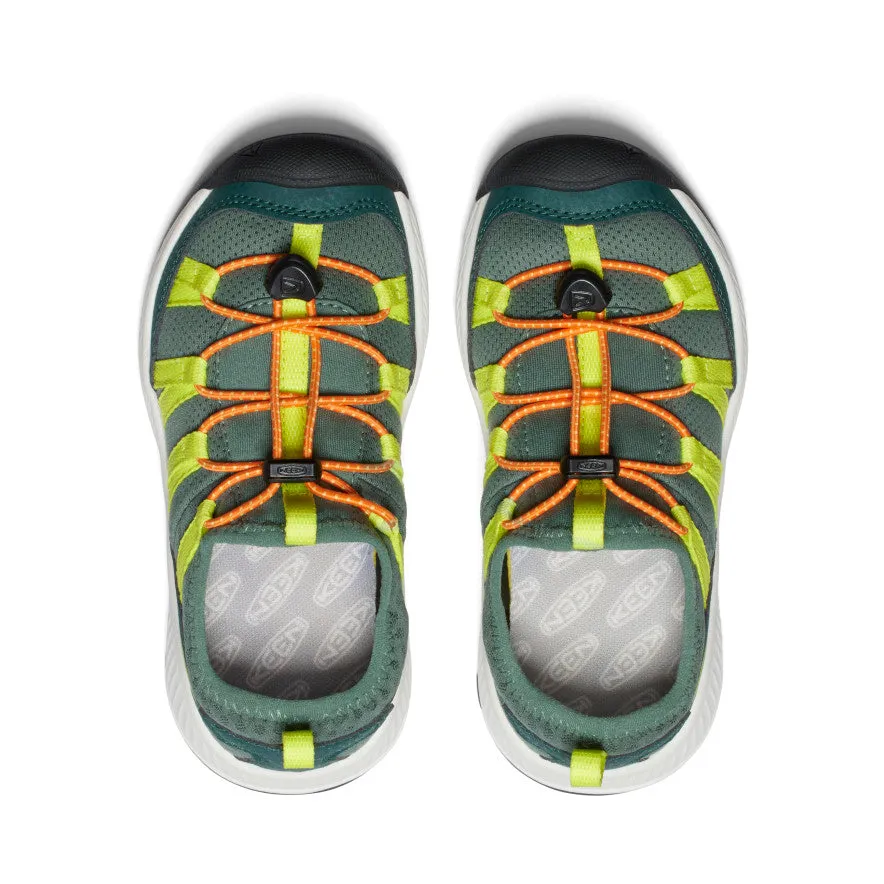 Motozoa Sneaker für jüngere Kinder  |  Sea Moss/Scarlet Ibis