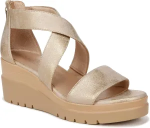 Naturalizer Soul Women's Goodtimes Crisscross Strappy Wedge Sandal