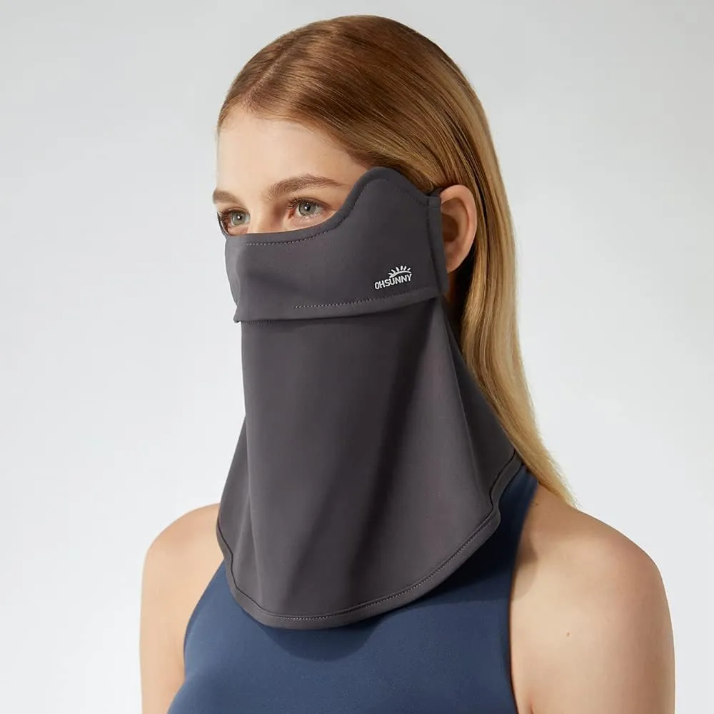 Neck Gaiter Face Scarf Cover Sun Protection Balaclava Cloth Bandanas with Ear Loops 19SSF018