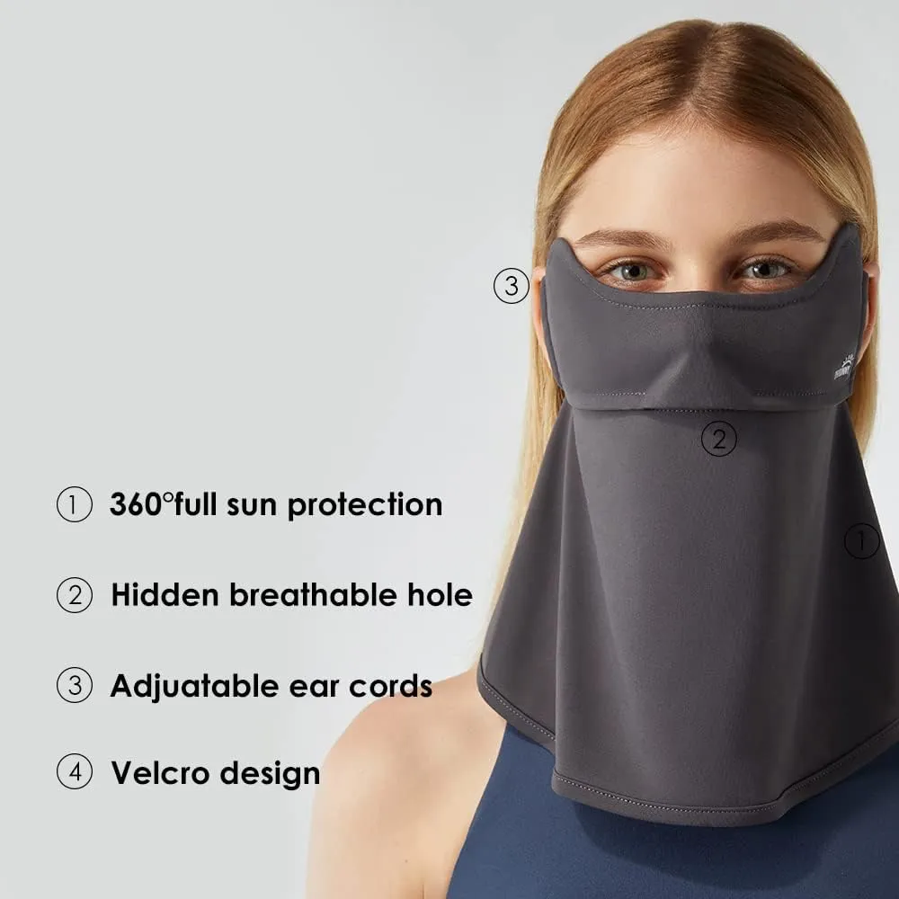 Neck Gaiter Face Scarf Cover Sun Protection Balaclava Cloth Bandanas with Ear Loops 19SSF018