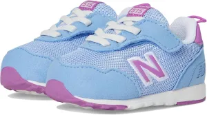 New Balance Baby 515 V1 New-b Hook and Loop Sneaker, Electric Sky/Passion Fruit, 4.5 Wide US Unisex Infant