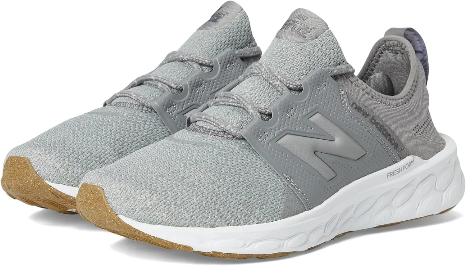 New Balance Men's Fresh Foam X Cruz V3 Running Shoe, Shadow Grey/Raincloud/White, 11