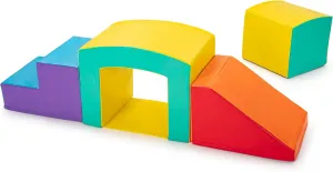 New Bounce Toddler Climbing Toys - Soft Play Set for Kids - Foam Climbing Blocks - Safe Soft Gym Equipment - Great for All Ages