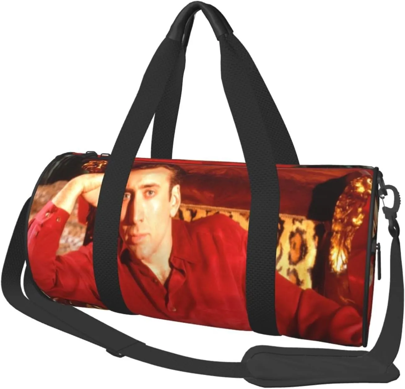Nic-olas Cage Gym Bag for Women and Men, Gyms Waterproof Dufflebag Lightweight Carryon Gymbag