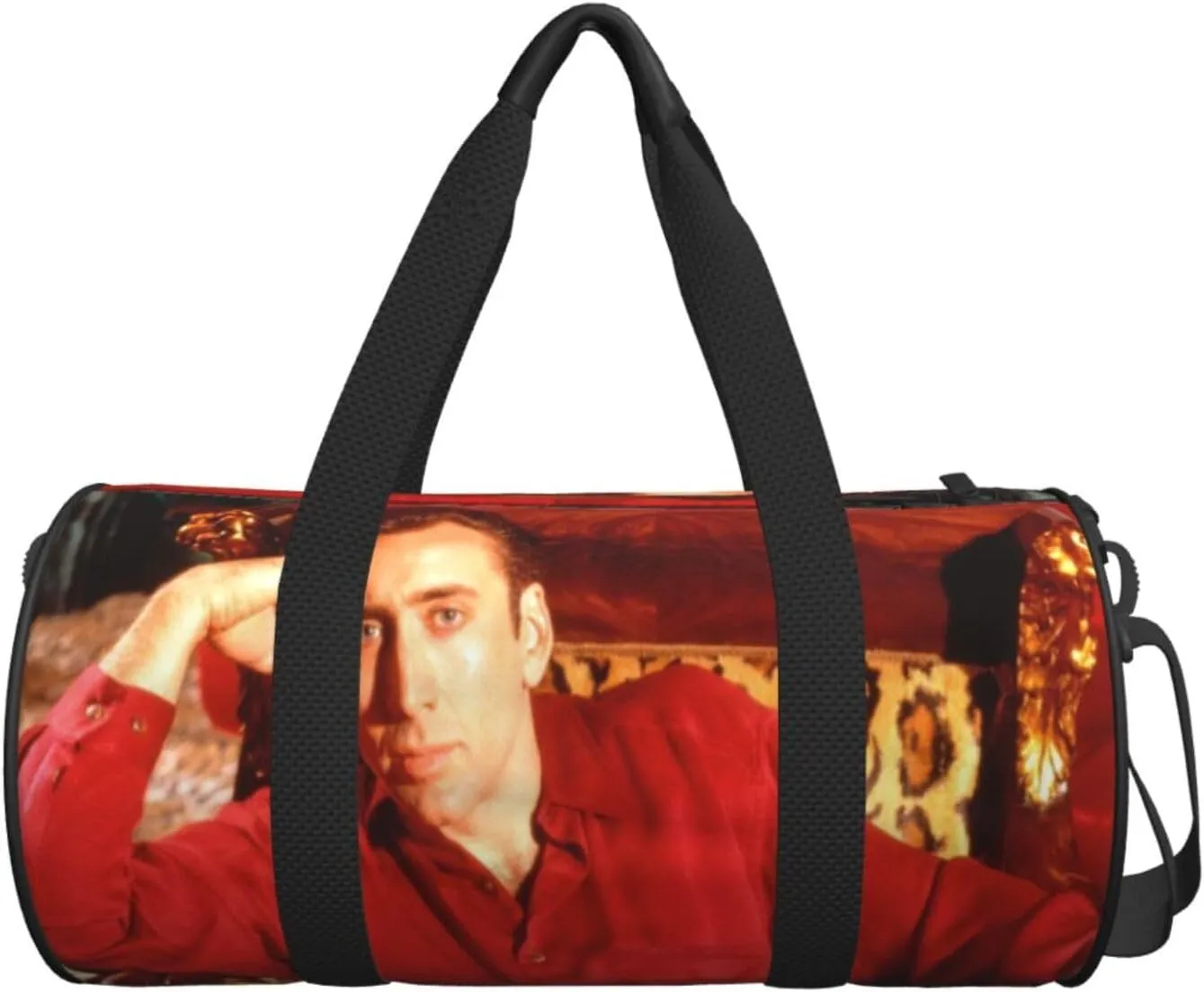 Nic-olas Cage Gym Bag for Women and Men, Gyms Waterproof Dufflebag Lightweight Carryon Gymbag