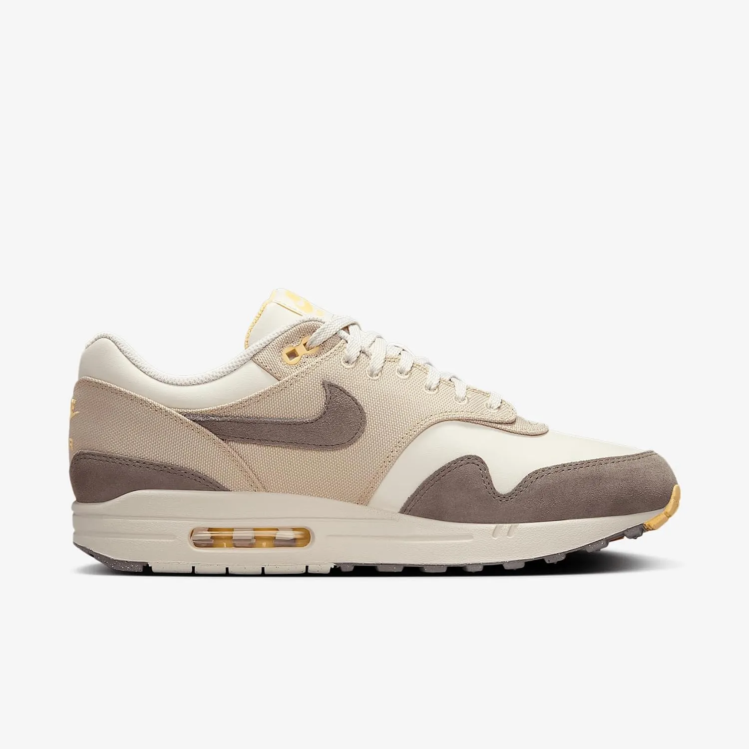 Nike Air Max 1 Premium Men's Shoes (IB6390-001, Light Bone/Chamois/Desert Khaki/Cave Stone)