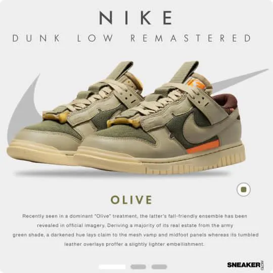 NIKE DUNK LIGHT OLIVE