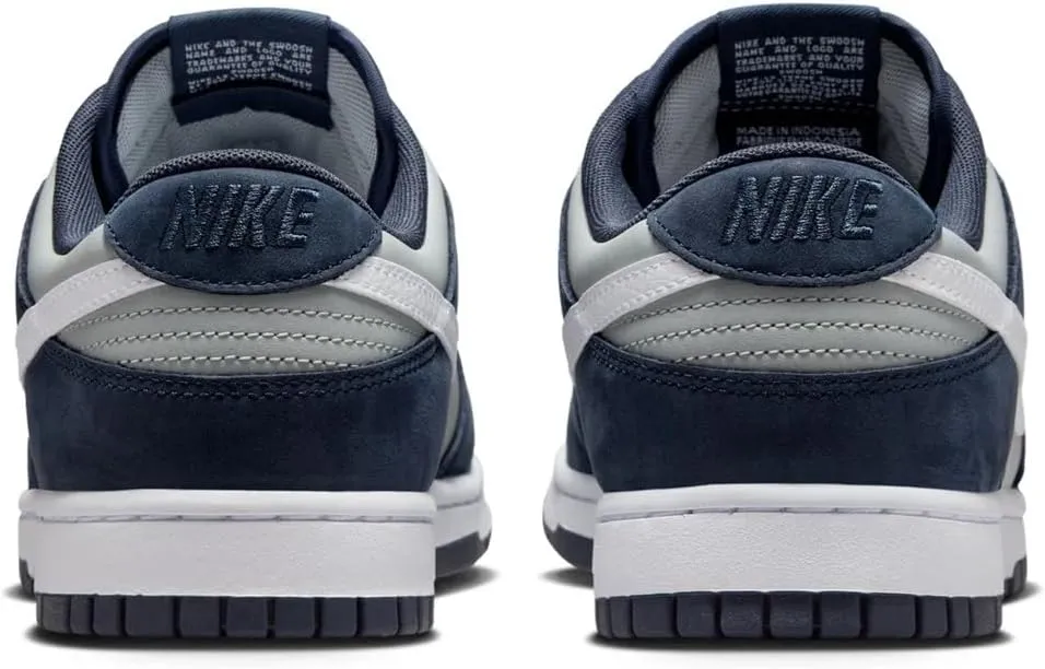 Nike Dunk Low Mens Lifestyle Shoes (Obsidian/White/Light Smoke Grey) (IB3079-400, Blue/Grey/White)