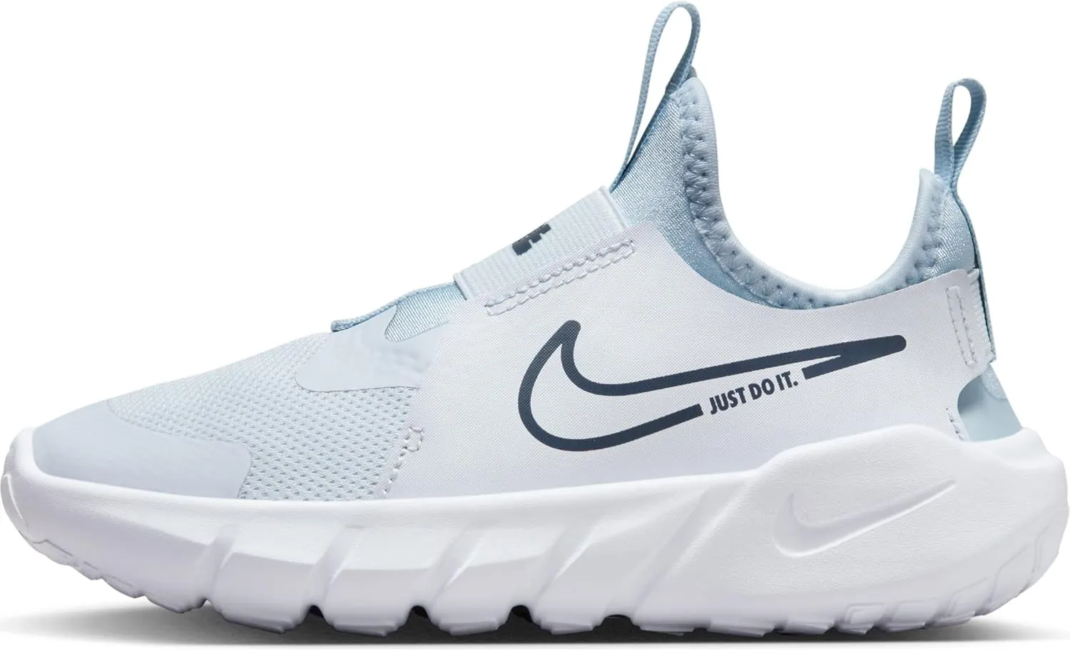Nike Flex Runner 2 (DJ6040-010, Football Grey/Light Armory Blue/White) Size 11