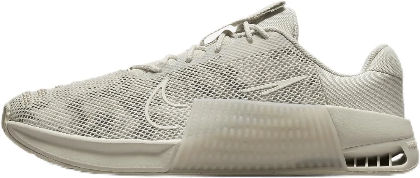 Nike Metcon 9 AMP Women's Workout Shoes (DZ2539-002, Light Bone/Light Orewood Brown/Phantom/Sail)