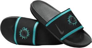 Nike Offcourt Miami Dolphins Slide (DD0520-001, Black/Turbo Green/Brilliant Orange/Anthracite)