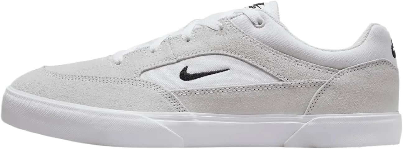 Nike SB Malor Men's Shoes (FV6064-101, White/Summit White/Gum Light) Size 11.5