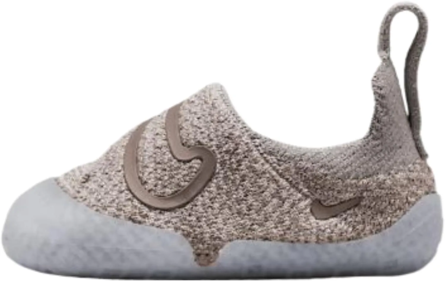 Nike Swoosh 1 Baby/Toddler Shoes (FB3244-004, College Grey/Light Orewood Brown/Mink Brown)