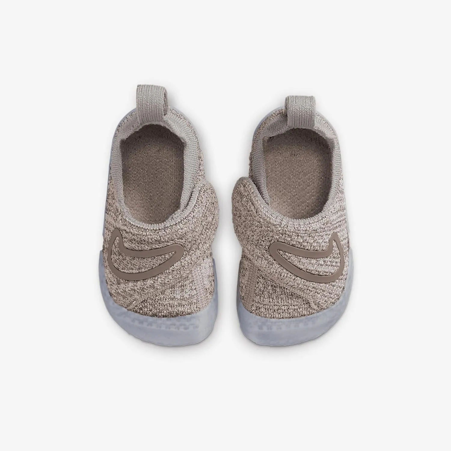 Nike Swoosh 1 Baby/Toddler Shoes (FB3244-004, College Grey/Light Orewood Brown/Mink Brown)
