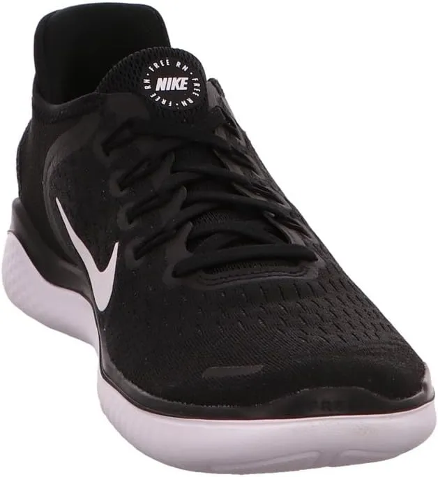 Nike Women's Free RN 2018 Black/White Running Shoe 7 US