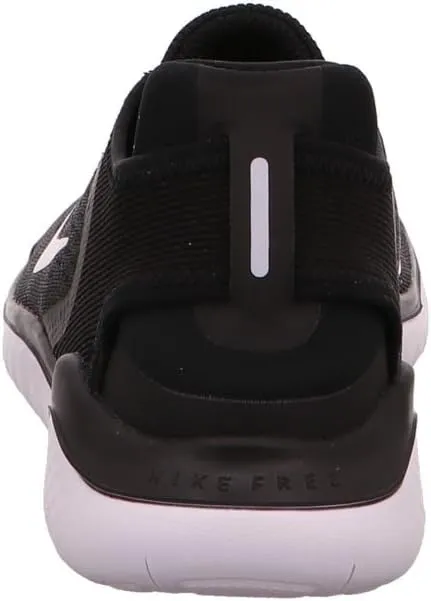 Nike Women's Free RN 2018 Black/White Running Shoe 7 US