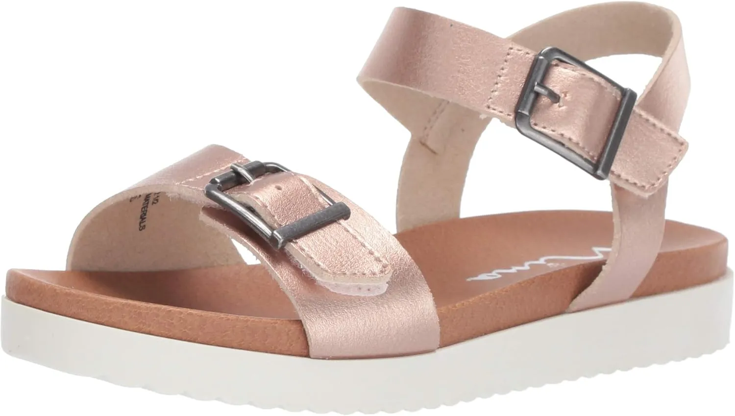 NINA Unisex-Child Hook and Loop Closure Sandal